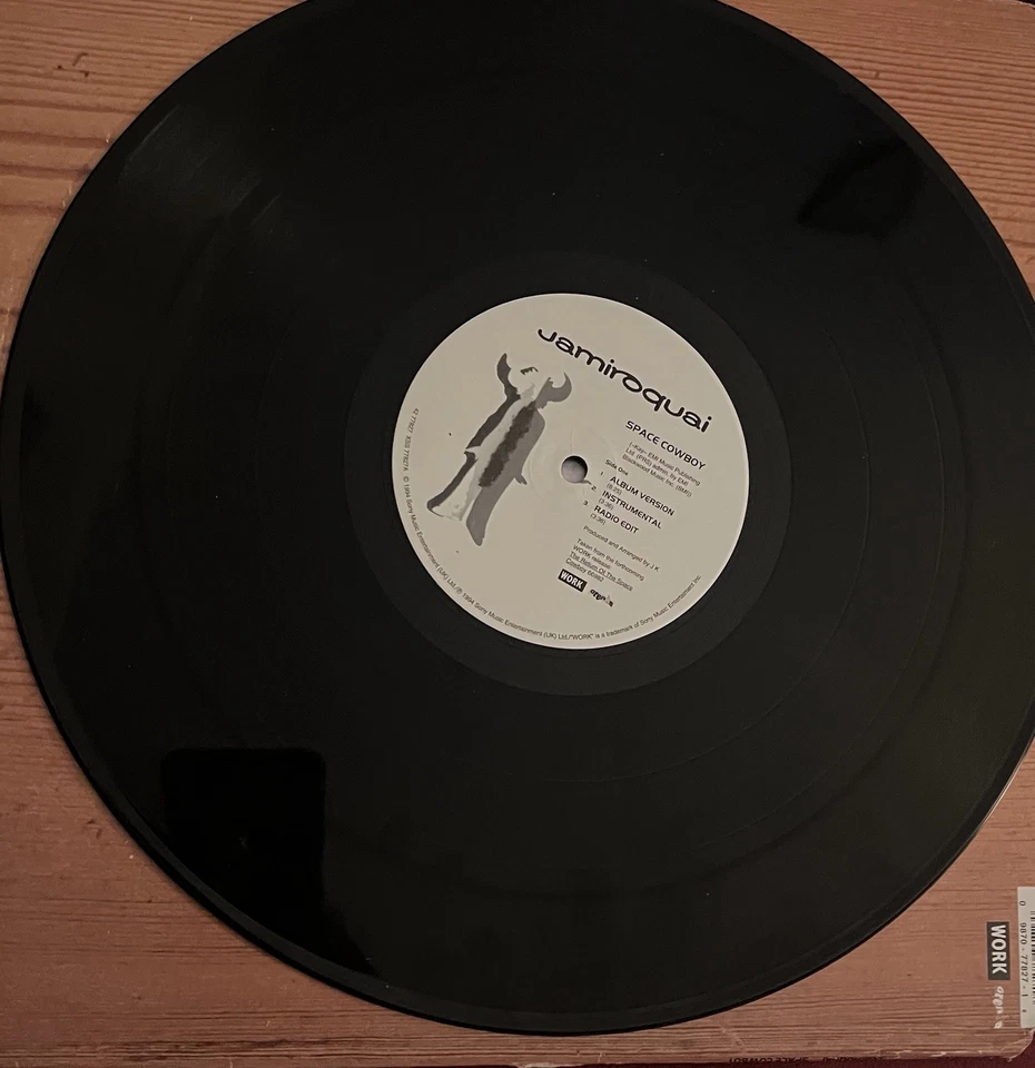 Jamiroquai – Space Cowboy 12” 1994 Work/Sony David Morales Remix NM Vinyl - Image 3 of 4