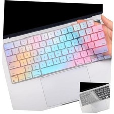 2 Pack Keyboard Cover for MacBook Pro 16" 14" M5-M1 Pro/Max CandyColor TPU