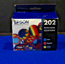 NEW GENUINE - EPSON 202 COMBO PRINTER INK CARTRIDGES -EXP 4-27 WorkForce WF-2860