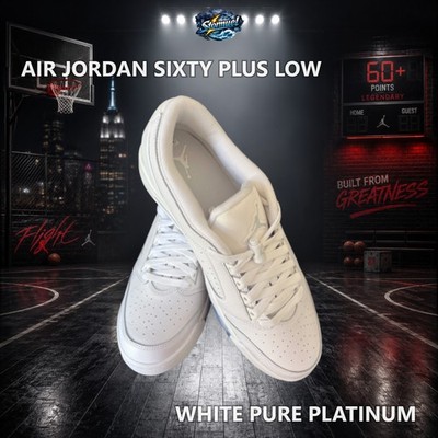 NIKE AIR JORDAN SIXTY PLUS LOW - WHITE PURE PLATINUM - NEU - IH2047-101