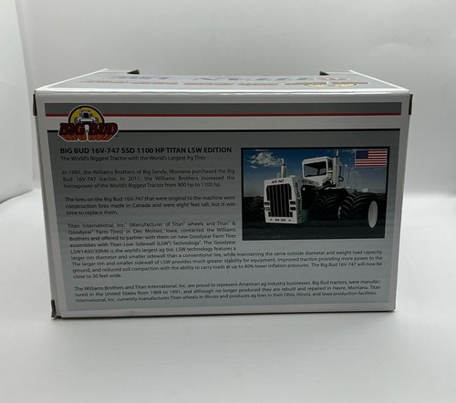 First Gear Firmato 1/64 Big Bud 16V-747 Silver Series 1100 HP