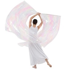 2pcs Praise Dance Flags for Worship with 2 Scalable Rods,55 x 38 In Worship F...