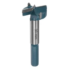 Forstner Drill Bit 30mm (1-3/16") Carbide Wood Hinge Hole Opener Hex Shank