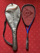 Dunlop Graphite Black Max Squash Racket with Cover