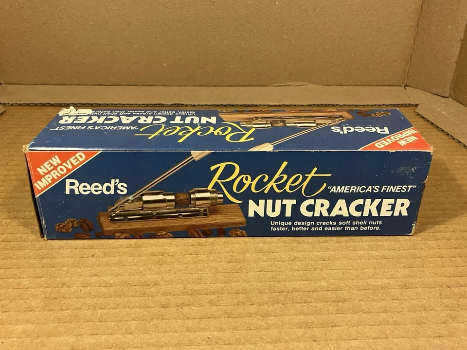 Vintage Reed’s Rocket Nut Cracker Model 816 Made In USA In Box - Image 4 of 4