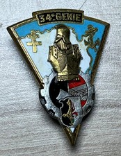 Insigne militaire France pucelle 34 régiment de génie RG