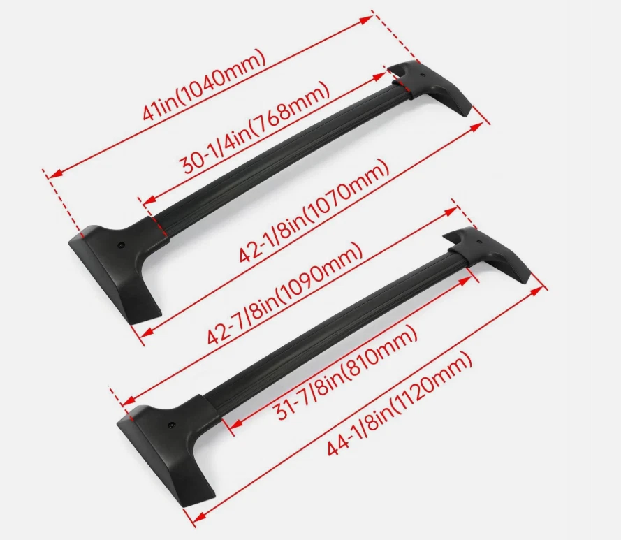 New Roof Rack Cross Bars & Side Rails Luggage Chevy Chevrolet Traverse 2009-2017 - Image 2 of 4