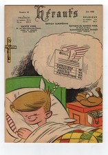 1950 GILDA CATECHETICA TOPIX #V8 #17 CHIAVE ETÀ DELL'ORO GRAAL RARA FRANCIA BELGIO