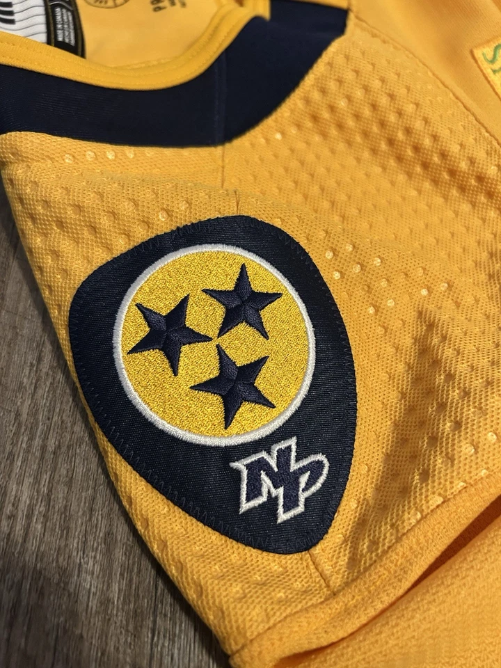 Camiseta deportiva local Nashville Predators Adidas MiC Primegreen 25 aniversario talla 56 Foto 4 de 4