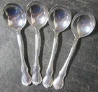 Towle French Provincial Lot Of 4 Soup Spoons Sterling 146.3 Grams 925 Scrap