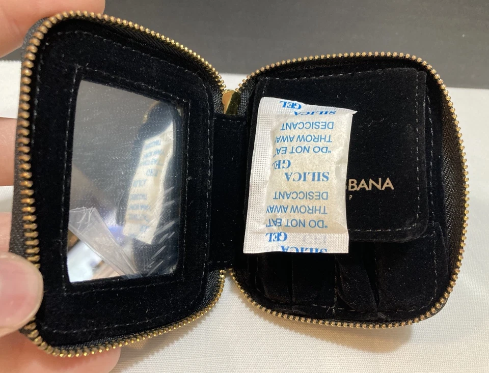 Dolce & Gabbana Mono Sombra de Ojos Aplicador Kit de Pinceles y Espejo Nuevo Antiguo Stock Foto 4 de 4