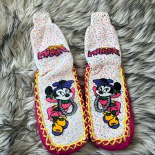 NEW Vintage Girl s Minnie Mouse Slipper Socks