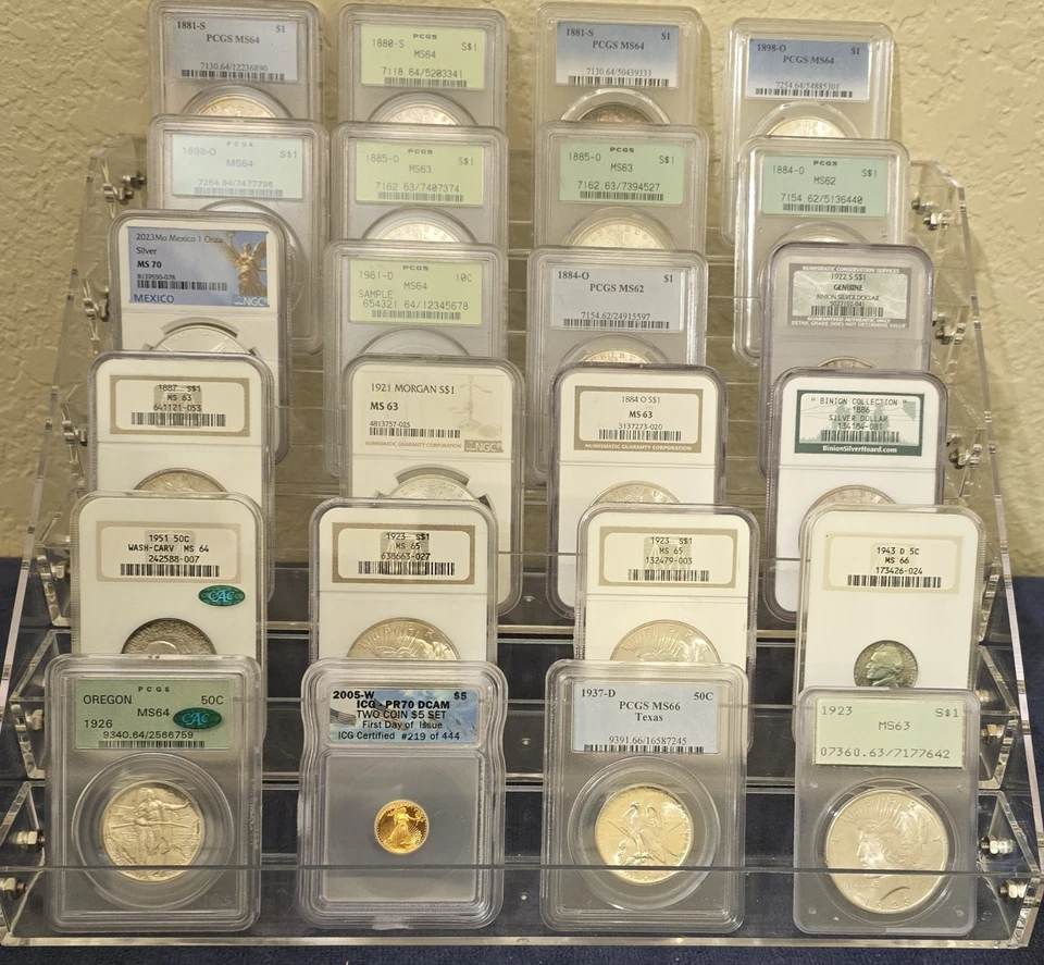 🔥Premium Mystery Silver or Gold Coin Slab – Certified/Graded – Morgan ASE 🪙 - Image 3 of 4