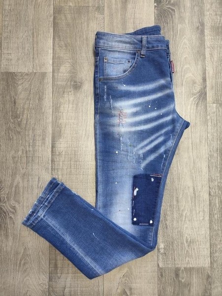 Herren Dsquared² Jeans Navy Denim L #3MDD