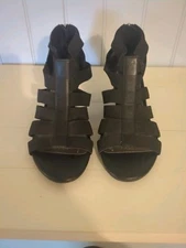 Coach and four  black CF Treva size 6 1/2
