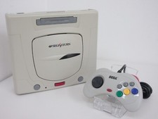 SEGA Sega Saturn console Controller set White Japan SS TESTED Free Shipping