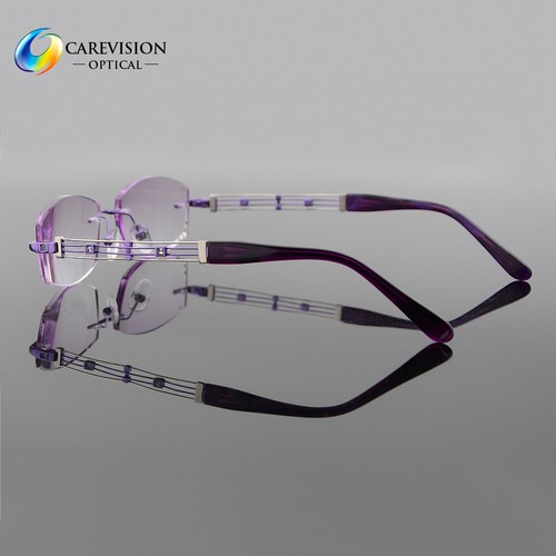 Gafas de lectura de diseño para mujer sin montura lentes tintadas de filo de corte +1,00 a +4,00 - Imagen 30 de 36
