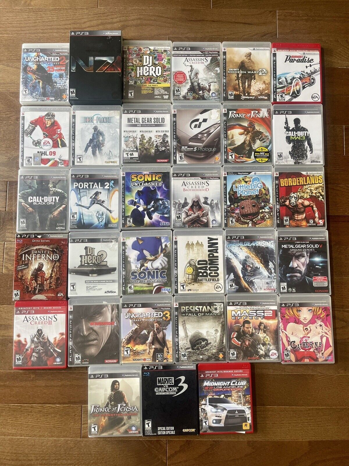 33 Game Lot Bundle All Working (Sony PlayStation 3)