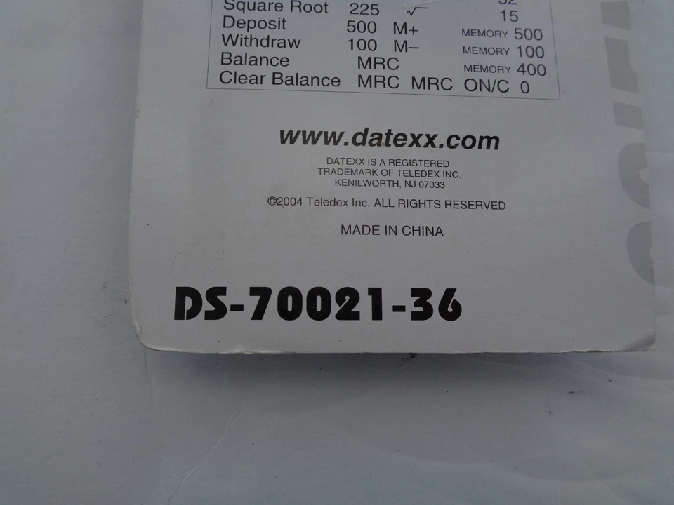 Datexx Scientific Calculator DS 70021-36 - Image 4 of 4