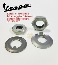 Kit dadi e rondelle pignone campana frizione Vespa 50 Special L N R PK S XL ET3