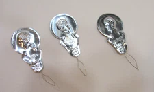 Three Old Classic 1970's Vintage Aluminum Sewing Needle Threaders