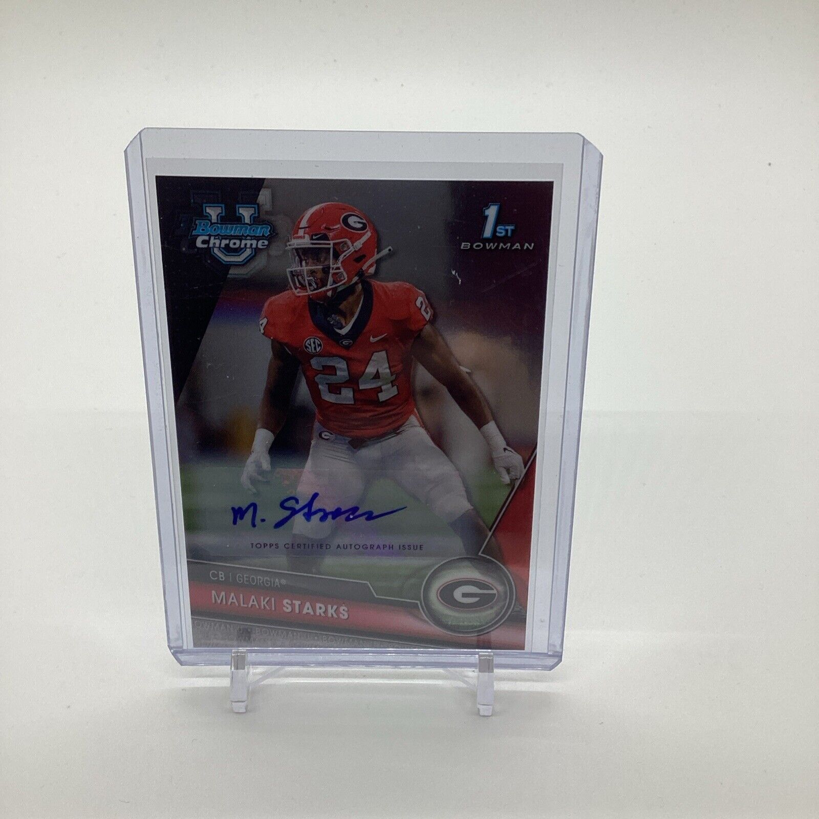 2023-24 Bowman University Chrome Malaki Starks 1st Prospect Autograph Auto #55