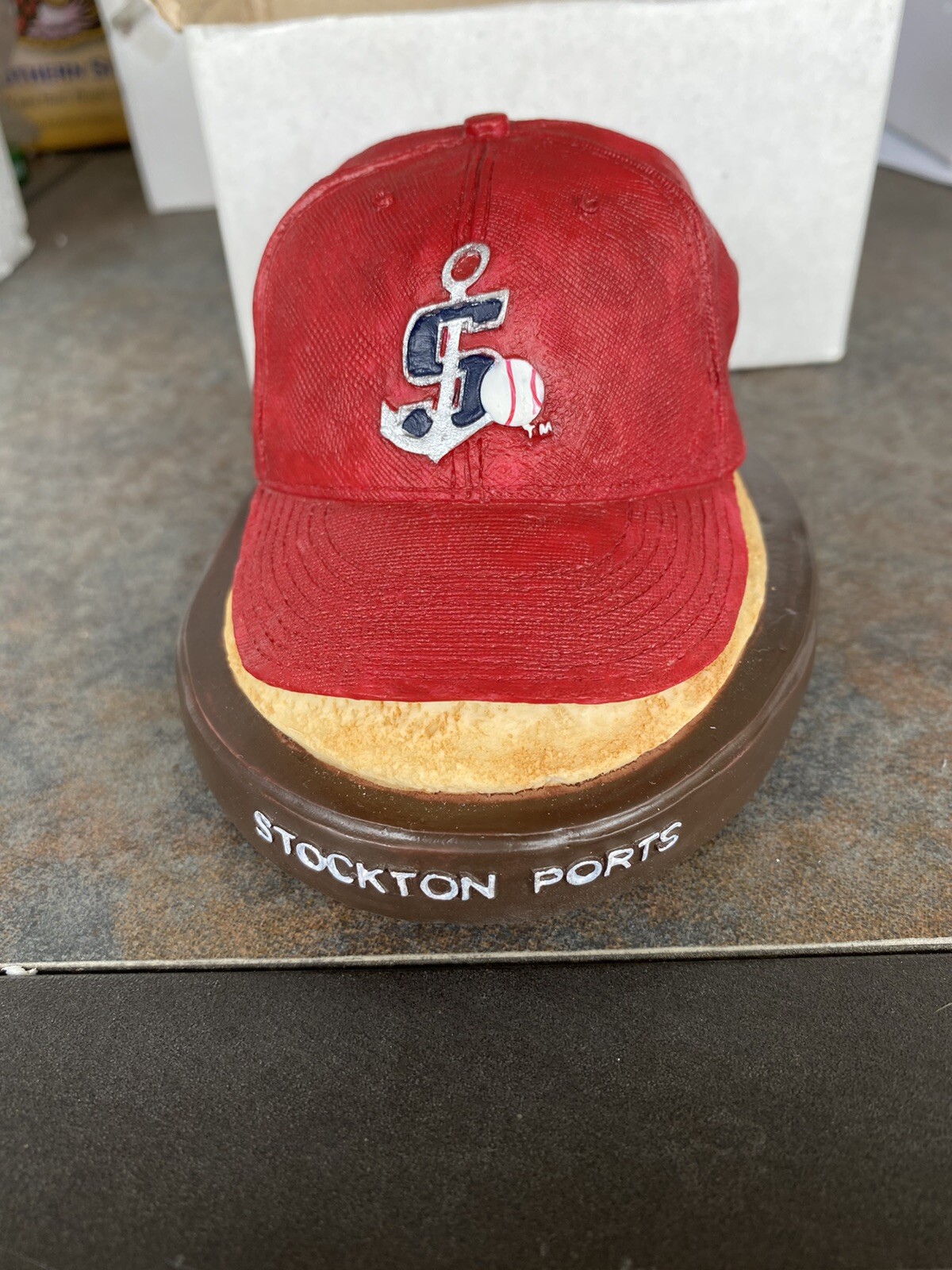 Cap Stockton Ports Hat Statue Cap Replica MiLB eBay