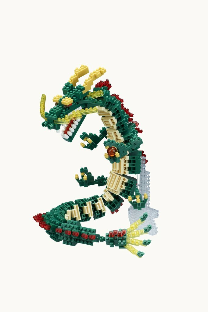 Nanoblock Set Drago Deluxe 700 Pezzi - NBM-026, Livello 4, Mini Mattoncini Da Costruzione Giapponesi - 2