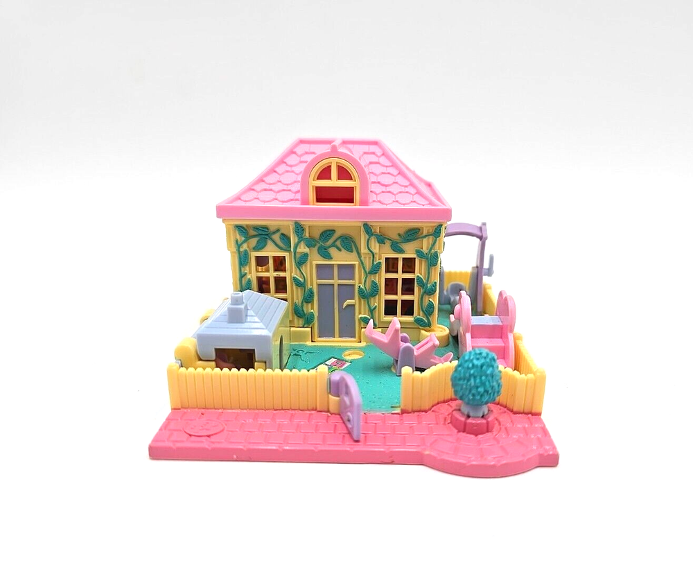 Polly Pocket Nursery School Daycare Complete W/ 3 Figures 1993 Bluebird