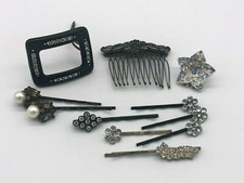 Lot of 10 Assorted Hair Accessories Hair Clips Barrette Comb Bobby Pins Claws