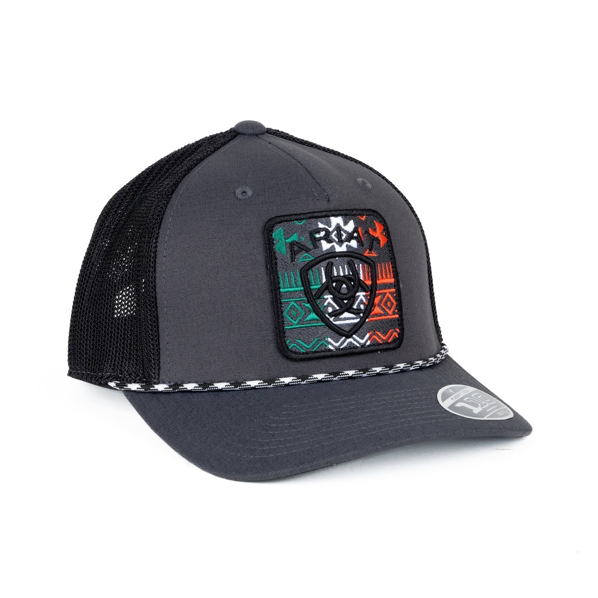 Ariat Mens Aztec Mexico Mesh Back Snapback Patch Hat | eBay display picture 2
