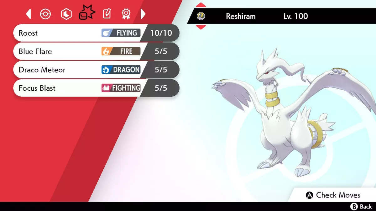 Shiny Reshiram 