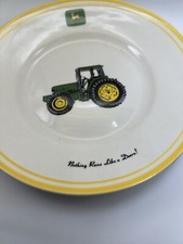 John Deere Tractor Collective Plate "Nothing runs like a Deere" by Gibson  9in