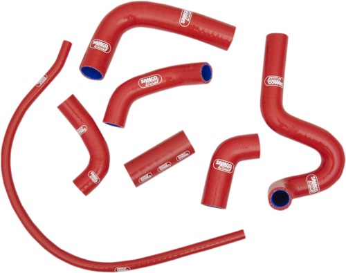SAMCO DUC-8-RD RADIATOR HOSE KIT SILICONE RED DUCATI 999 R 2005 - Picture 1 of 1