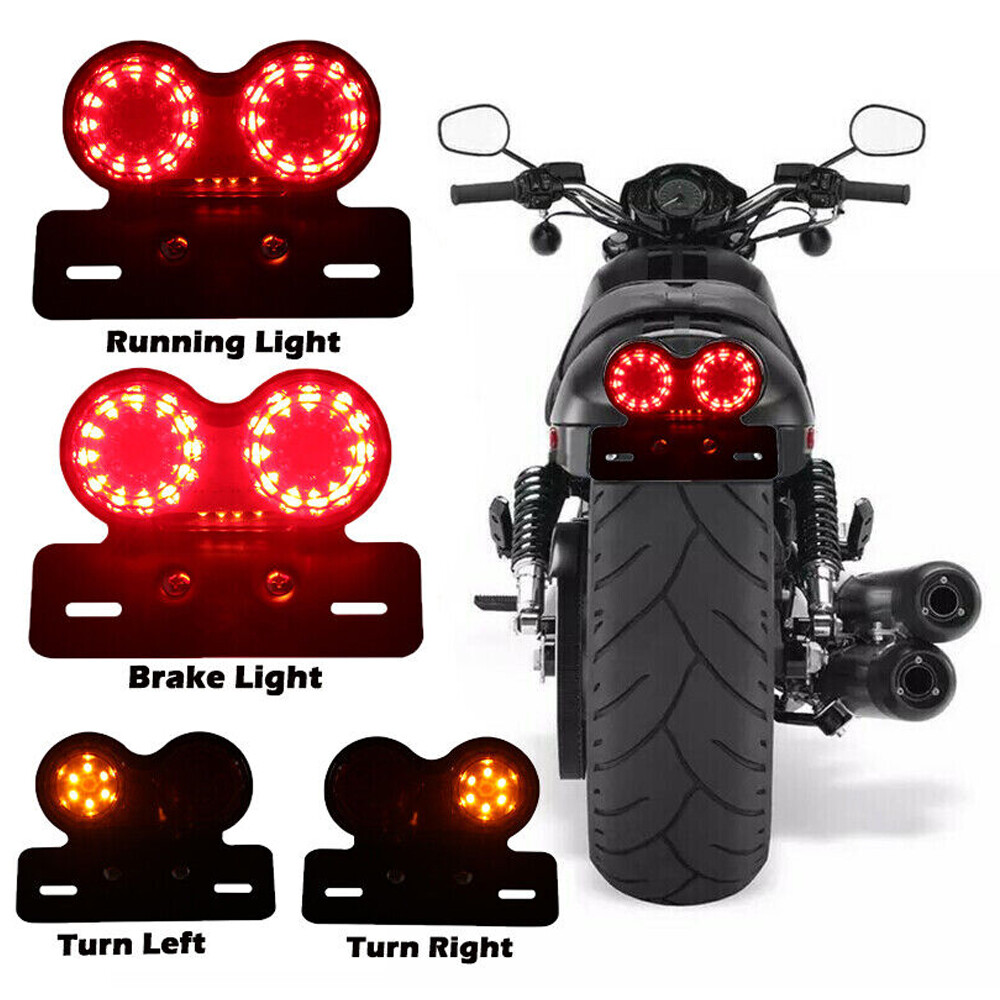 NOS 60'S SIGNAL STAT ライト ハーレー　テールライト For Harley Davidson LED Light Strip Tail Brake Stop Turn