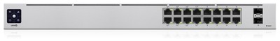 Ubiquiti USW-16-POE, Switch grau, 42W PoE Budget