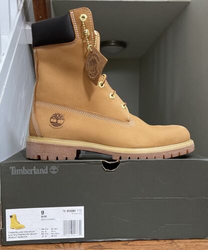 Timberland 8 Inch Premium Core Wheat Waterproof Boot TB 012281 713 Men’s Size 9 - Picture 1 of 11