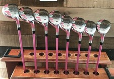Pink Ladies iDrive Hybrid Set 3-PW Lady Graphite Shaft Womens Grip Headcovers
