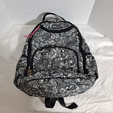 Sakroots Backpack Artist Circle Tech Bag School Spirit Desert Black White Floral
