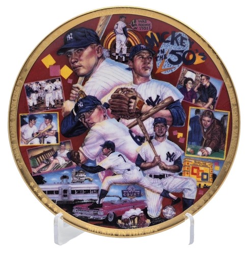 RARE Mickey Mantle Greatest Switch Hitter Sports Impressions 8.5  display picture 1