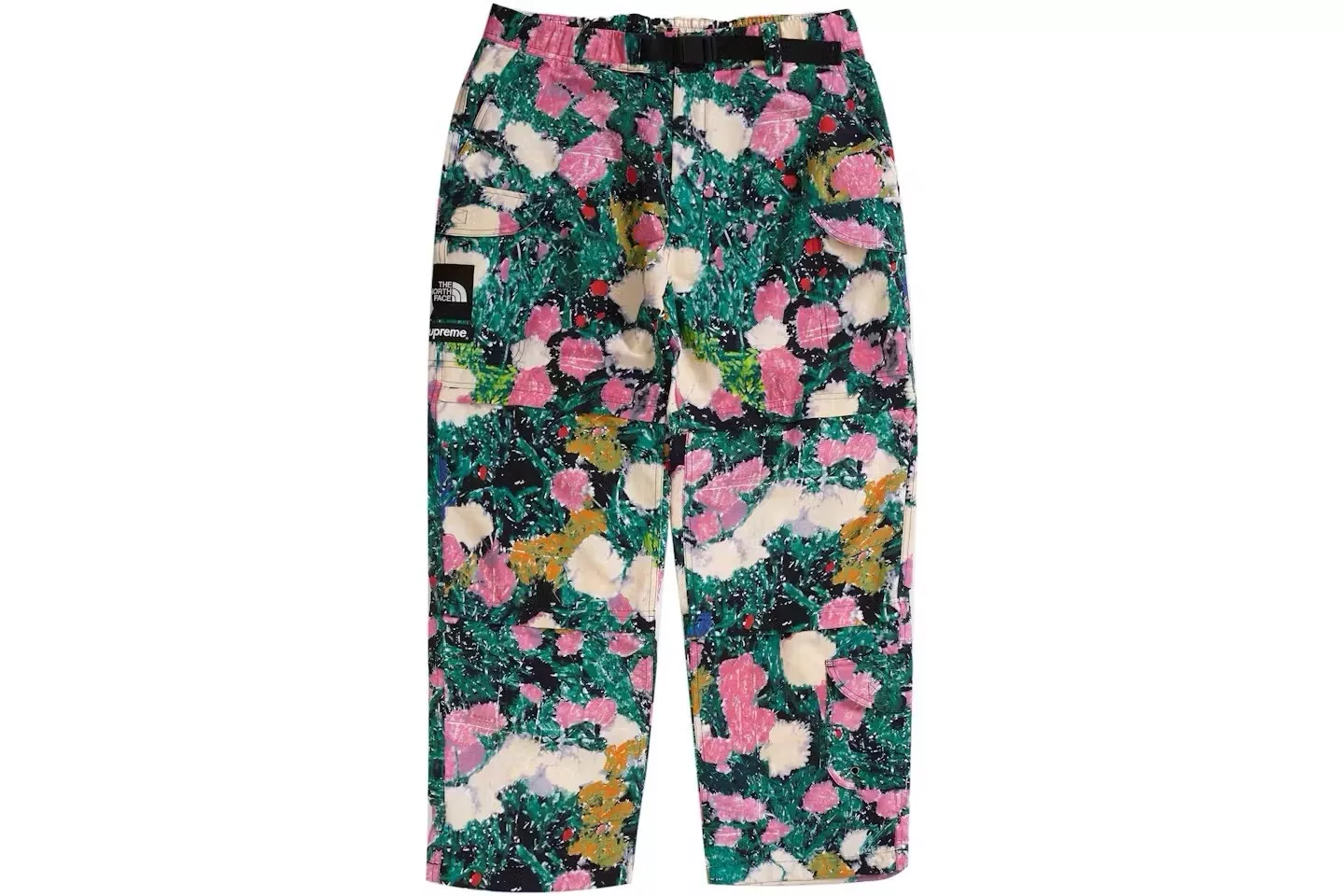 Pantalon de randonnée zippé Supreme x The North Face fleurs taille M