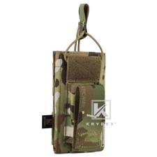 KRYDEX Fast Draw Single 5.56 Pistol Magazine Pouch Mag Carrier MOLLE MC Camo