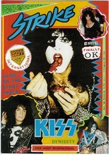 KISS MAGAZINE / FANZINE - STRIKE 25 - 24 pages A4 - ITALY 1991 - M002540
