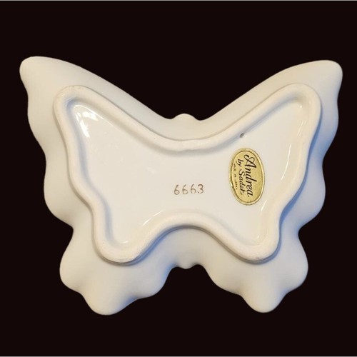 3 Vtg Nesting Butterfly Porcelain Trinket Jewelry Dishes Andrea by Sadek Japan - Picture 7 of 9