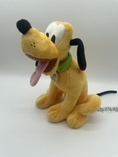 Disney Parks Pluto Plush 12" Toy Doll Puppy Dog Sitting Stuffed Animal
