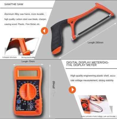 68VF 120 in 1 Hardware Tool Set Brushless Battery Power Tool Electric Drill Set