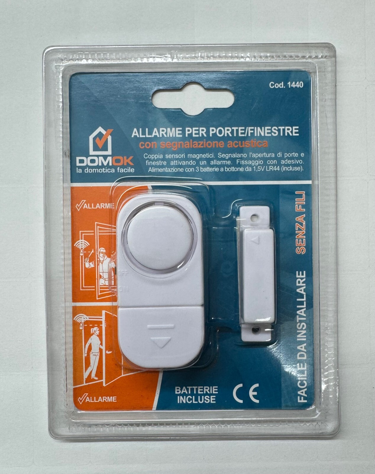 Set 4 Allarmi Wireless Polypool 90dB - Sicurezza Smart e Veloce