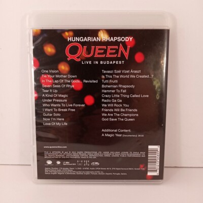 Hungarian Rhapsody: Queen Live In Budapest 801213058990| eBay