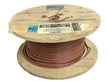 USED Alpha wire company 3079 Brown wire ~500 ft *Free Shipping*