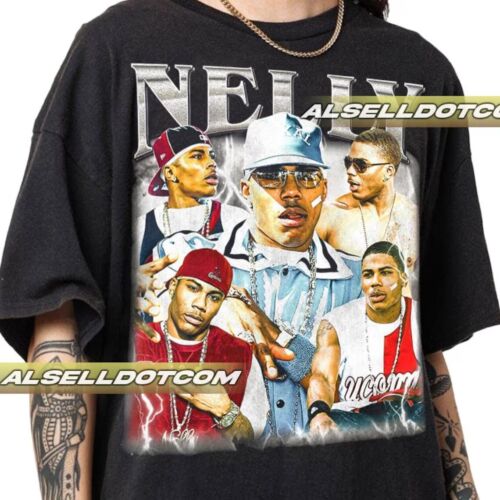 Limited Nelly, Rapper Vintage Shirt, Gift For Woman and Man Unisex T-Shirt